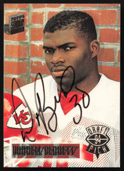 Donnell Bennett Autographed 1994 Stadium Club Rookie Card #462 Kansas City Chiefs SKU #261061