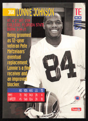 Lonnie Johnson Autographed 1994 Stadium Club Rookie Card #368 Buffalo Bills SKU #261064