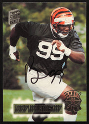 Dan Wilkinson Autographed 1994 Stadium Club Rookie Card #1 Cincinnati Bengals SKU #261065
