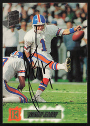 Jason Elam Autographed 1994 Stadium Club Card #59 Denver Broncos SKU #261068