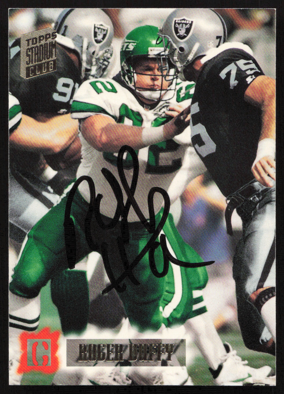 Roger Duffy Autographed 1994 Stadium Club Card #478 New York Jets SKU #261073