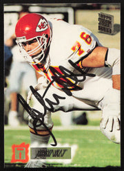 John Alt Autographed 1994 Stadium Club Card #412 Kansas City Chiefs SKU #261075