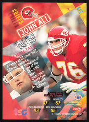 John Alt Autographed 1994 Stadium Club Card #412 Kansas City Chiefs SKU #261075