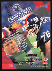 John Jumbo Elliott Autographed 1994 Stadium Club Card #554 New York Giants SKU #261076