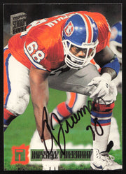 Russell Freeman Autographed 1994 Stadium Club Card #527 Denver Broncos SKU #261077
