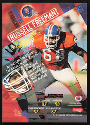 Russell Freeman Autographed 1994 Stadium Club Card #527 Denver Broncos SKU #261077