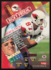 Ricky Proehl Autographed 1994 Stadium Club Card #243 Arizona Cardinals SKU #261082