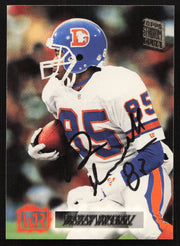 Derek Russell Autographed 1994 Stadium Club Card #321 Denver Broncos SKU #261084