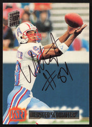 Webster Slaughter Autographed 1994 Stadium Club Card #294 Houston Oilers SKU #261086