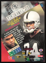 Albert Lewis Autographed 1994 Stadium Club Card #358 Los Angeles Raiders SKU #261095