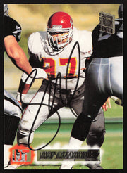 Dan Saleaumua Autographed 1994 Stadium Club Card #353 Kansas City Chiefs SKU #261104