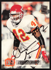 Charles Mincy Autographed 1994 Stadium Club Card #428 Kansas City Chiefs SKU #261108