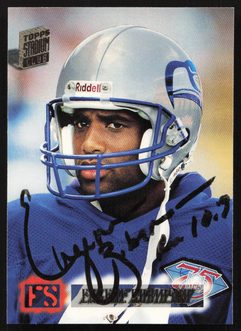 Eugene Robinson Autographed 1994 Stadium Club Card #559 Seattle Seahawks SKU #261109