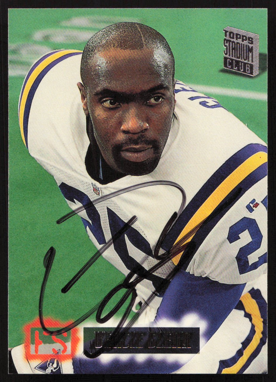 Vencie Glenn Autographed 1994 Stadium Club Card #45 Minnesota Vikings SKU #261110