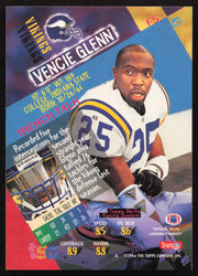 Vencie Glenn Autographed 1994 Stadium Club Card #45 Minnesota Vikings SKU #261110