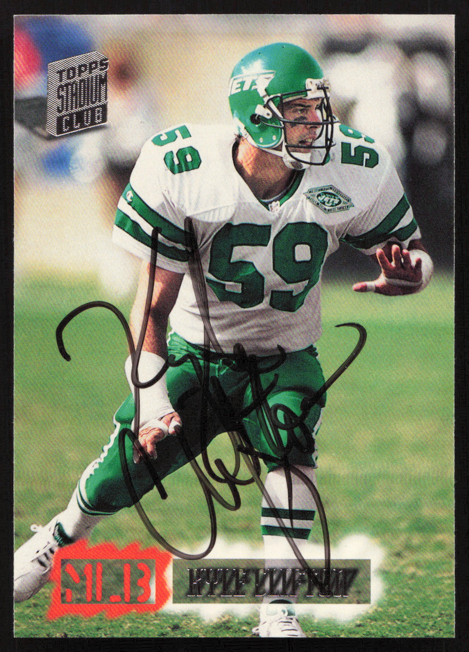 Kyle Clifton Autographed 1994 Stadium Club Card #112 New York Jets SKU #261111
