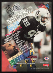 Winston Moss Autographed 1994 Stadium Club Card #253 Los Angeles Raiders SKU #261112