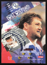 Will Wolford Autographed 1994 Stadium Club Card #487 Indianapolis Colts SKU #261118