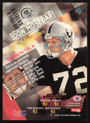 Don Mosebar Autographed 1994 Stadium Club Card #331 Los Angeles Raiders SKU #261119