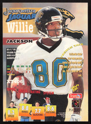 Willie Jackson Autographed 1995 Stadium Club Card #XT406 Jacksonville Jaguars SKU #261121