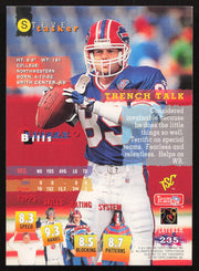 Steve Tasker Autographed 1995 Stadium Club Card #235 Buffalo Bills SKU #261122