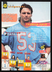 Mark Stepnoski Autographed 1995 Stadium Club Card #304 Houston Oilers SKU #261127
