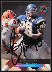 Shawn Lee Autographed 1995 Stadium Club Card #41 San Diego Chargers SKU #261129