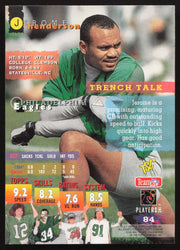 Jerome Henderson Autographed 1995 Stadium Club Card #84 Philadelphia Eagles SKU #261134