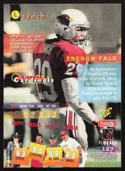 Lorenzo Lynch Autographed 1995 Stadium Club Card #127 Arizona Cardinals SKU #261135