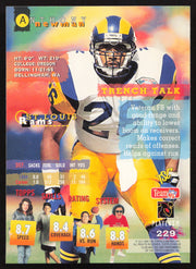 Anthony Newman Autographed 1995 Stadium Club Card #229 Los Angeles Rams SKU #261137
