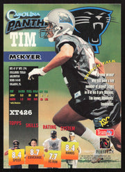 Tim McKyer Autographed 1995 Stadium Club Card #XT426 Carolina Panthers SKU #261138