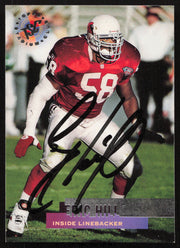 Eric Hill Autographed 1995 Stadium Club Card #72 Arizona Cardinals SKU #261145