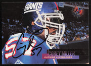 Corey Miller Autographed 1995 Stadium Club Card #62 New York Giants SKU #261146