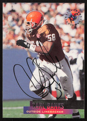 Carl Banks Autographed 1995 Stadium Club Card #142 Cleveland Browns SKU #261147
