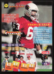 Michael Bankston Autographed 1995 Stadium Club Card #48 Arizona Cardinals SKU #261152