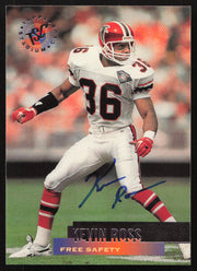 Kevin Ross Autographed 1995 Stadium Club Card #21 Atlanta Falcons SKU #261158
