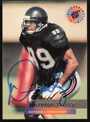 Darryl Talley Autographed 1995 Stadium Club Card #308 Atlanta Falcons SKU #261167