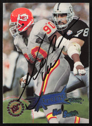 Neil Smith Autographed 1995 Stadium Club Card #X195 Kansas City Chiefs SKU #261169