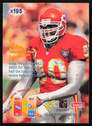 Neil Smith Autographed 1995 Stadium Club Card #X195 Kansas City Chiefs SKU #261169