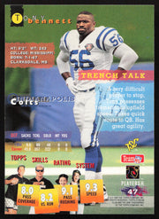 Tony Bennett Autographed 1995 Stadium Club Card #47 Indianapolis Colts SKU #261170