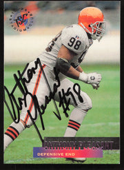 Anthony Pleasant Autographed 1995 Stadium Club Card #87 Cleveland Browns SKU #261172