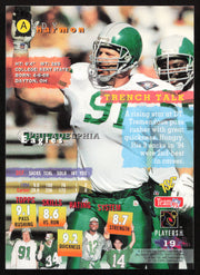 Andy Harmon Autographed 1995 Stadium Club Card #19 Philadelphia Eagles SKU #261176