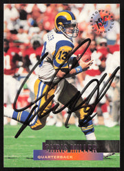 Chris Miller Autographed 1995 Stadium Club Card #81 Los Angeles Rams SKU #261182