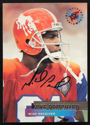 Mike Pritchard Autographed 1995 Stadium Club Card #382 Denver Broncos SKU #261188