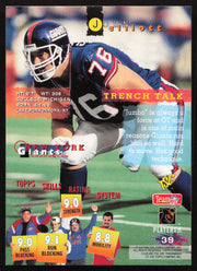 John Jumbo Elliott Autographed 1995 Stadium Club Card #39 New York Giants SKU #261195