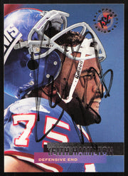 Keith Hamilton Autographed 1995 Stadium Club Card #144 New York Giants SKU #261200
