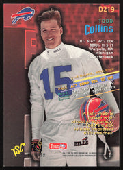 Todd Collins Autographed 1995 Stadium Club Rookie Card #D219 Buffalo Bills SKU #261203