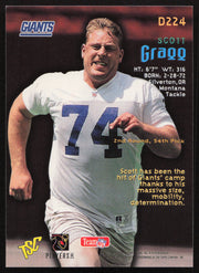 Scott Gragg Autographed 1995 Stadium Club Rookie Card #D224 New York Giants SKU #261204
