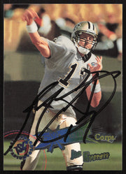 Jim Everett Autographed 1995 Stadium Club Card #X201 New Orleans Saints SKU #261209
