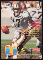 Jim Everett Autographed 1995 Stadium Club Card #X201 New Orleans Saints SKU #261209